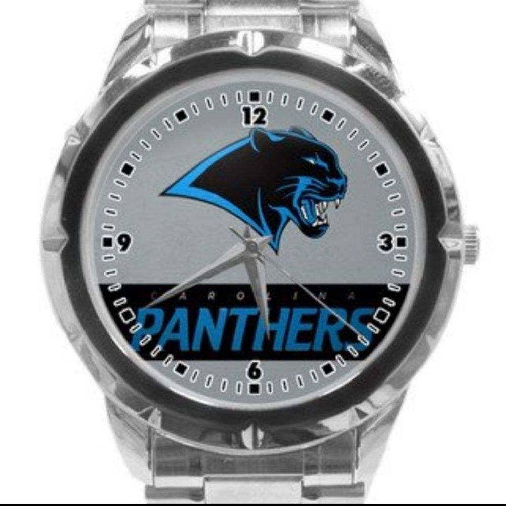 Carolina Panthers Watch NFL Stainless Steel